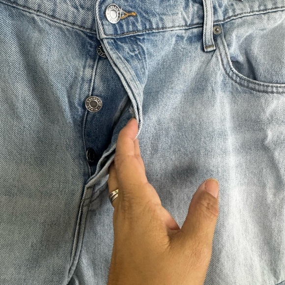 Everlane Patchwork Jeans - Blue and Gray - Picture 4 of 9